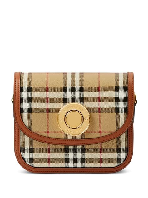 burberry small canvas check crossbody bag|Burberry crossbody bag outlet.